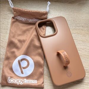 iPhone 16 pro max Loopy Phone Case - Terracotta Brown